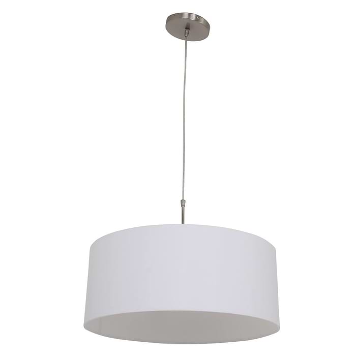 Hanglamp Stresa 9886ST Staal - Witte Kap STEINHAUER