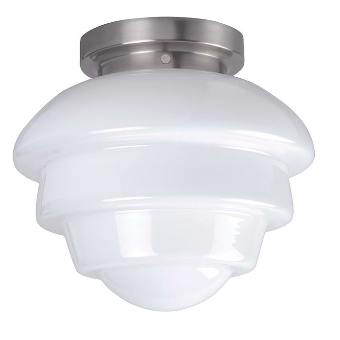 Glas Oxford 25 cm -  Opaal - Serie Oxford - Lampen glas - High Light - G185300
