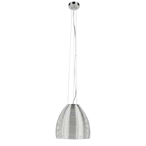 Hanglamp Whires E27 groot Zilver Alu - Serie Whires - Hanglamp - High Light - H514631