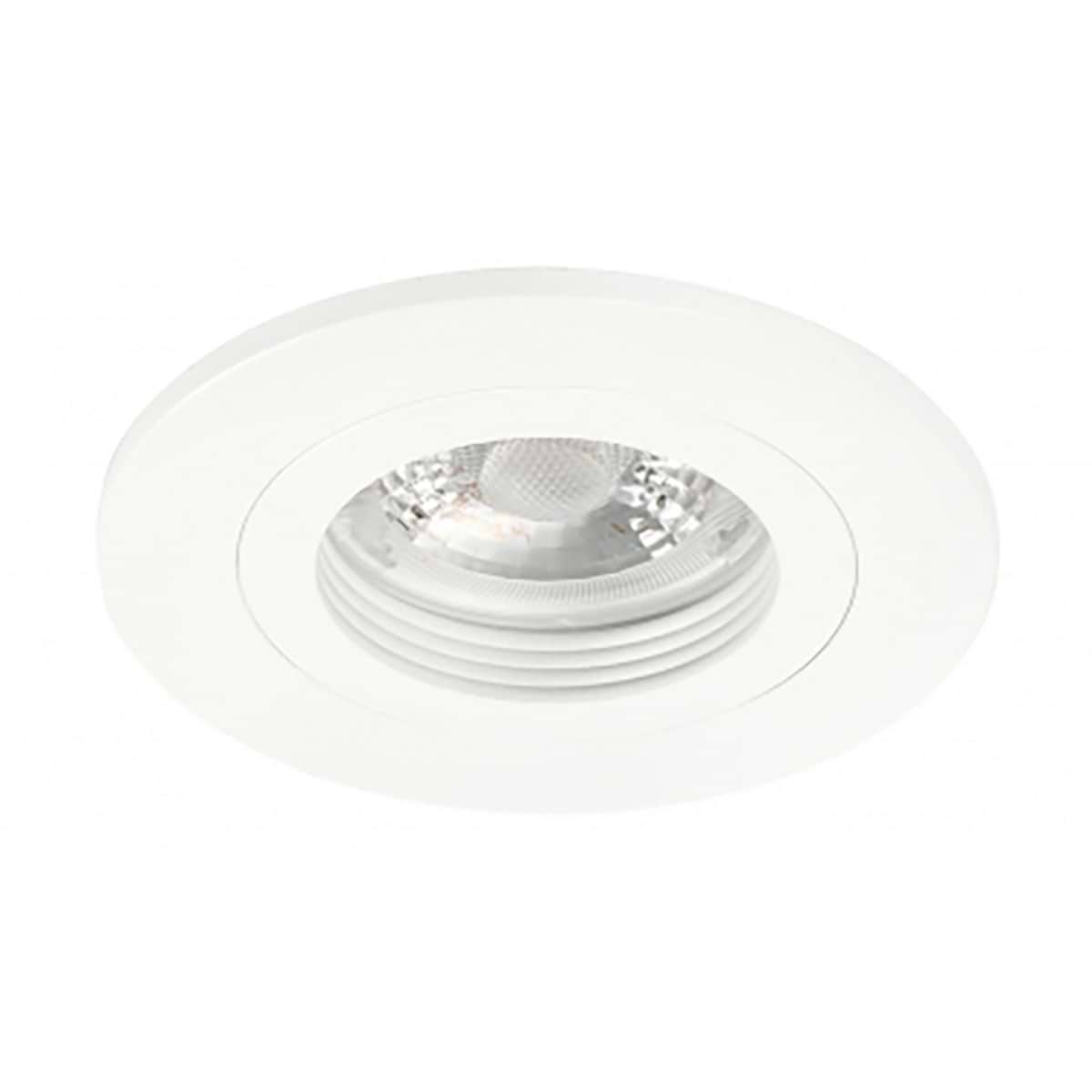 limiet gevaarlijk Pluche pop Fix inbouwspot mat wit, 55 mm, inclusief lamphouder voor GU10 LED  lichtbron, HIGH LIGHT - S781500 - Webo Verlichting