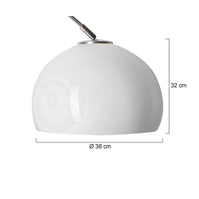Plexi bal 380 - E27 white - wit - Steinhauer