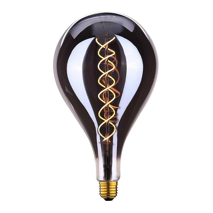 Maxi - stand lamp A160 LED 4W Spiral Smoke dimb - E27 - Serie Maxi LED - LED lamp - LED peer - High Light - L252719