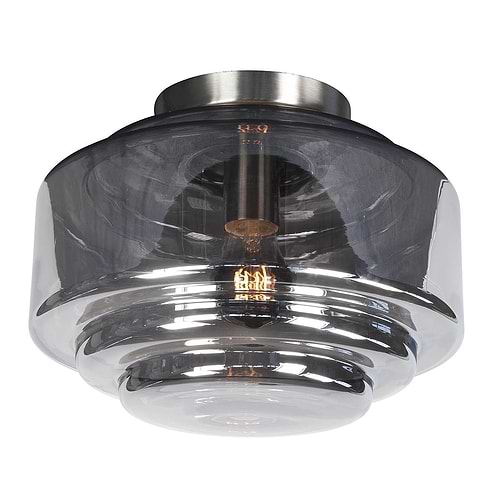 Glas Cambridge 30cm -  Smoke - Serie Cambridge - Lampen glas - High Light - G185619