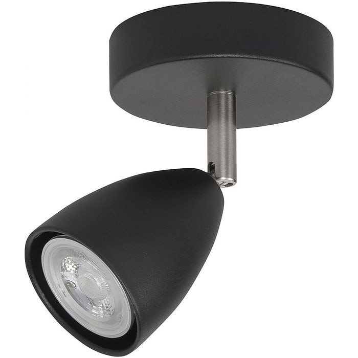 Spot-  Malmö GU10 rond Zwart - Serie Malmö - High Light - S704501