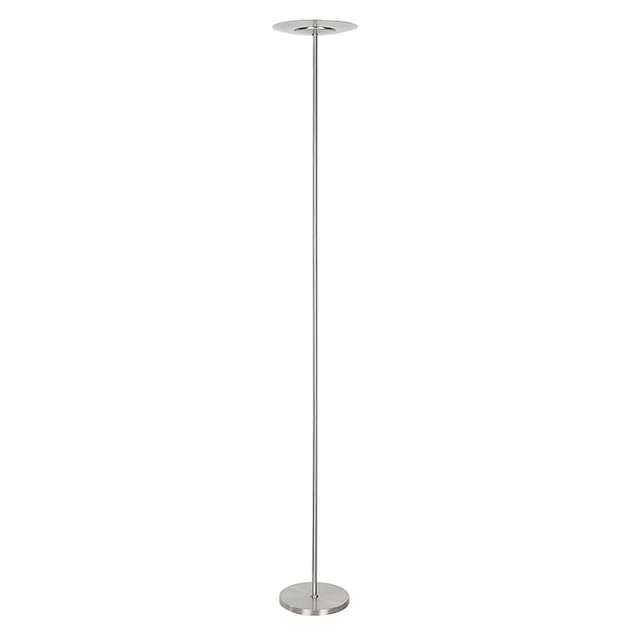 mout conversie Vulkaan Vloerlamp Uplight Osaka 24W 2700K Nikkel - Mat + dimmer HIGH LIGHT -  V431230 - Webo Verlichting