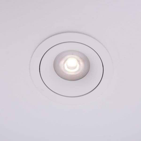 Inbouwspot - DL - wit 1-lichts rond "Alice" kantelbaar GU10 35W IP20 - ART DELIGHT - DL 911 WI