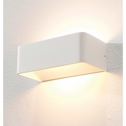 Wandlamp wit 2-lichts "Mainz" 20 cm breed - LED 2x3W 2700K 2x270lm - ART DELIGHT. Licht schijnt naar boven en naar beneden. Inclusief driver GLP08WTR350-P. - WL MAINZ WI