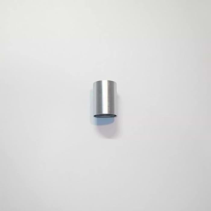 Wandlamp aluminium 1-lichts "Roulo1" Ø6 -4 x hoogte 9 cm - fitting GU10 - licht schijnt naar beneden - ART DELIGHT. Alleen als downlighter te gebruiken. - WL ROULO1 ALU