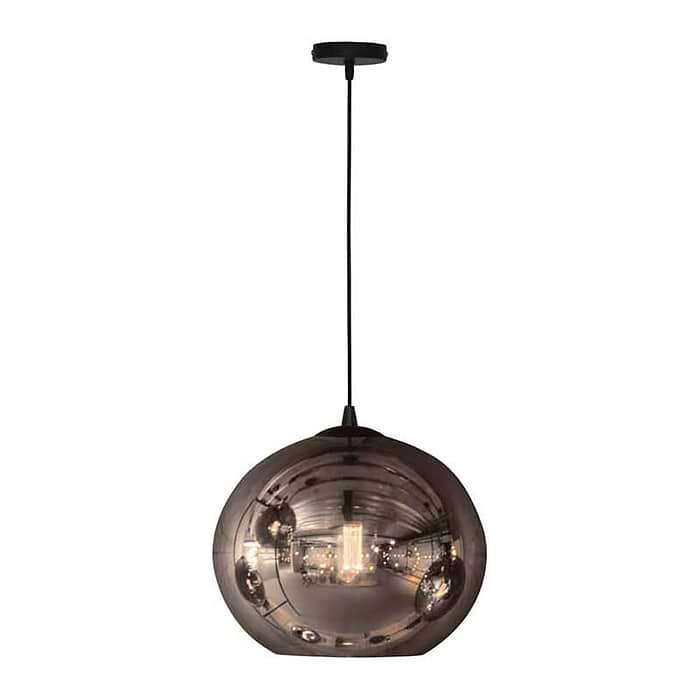 Hanglamp Visiera smoke glas 1-lichts Ø40 FREELIGHT - H6240SK