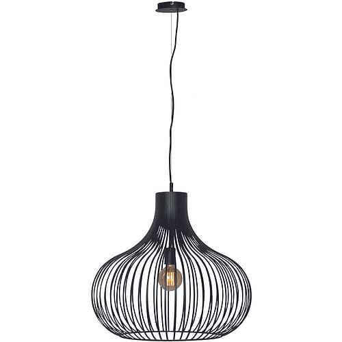 Hanglamp 'Aglio' 60cm Zwart FREELIGHT - H 7844 Z