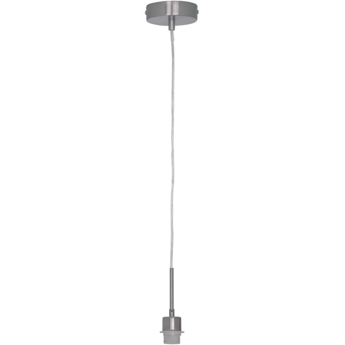 Hanglamp 1-lichts Los armatuur Rond 11cm Staal FREELIGHT - H 8001 S