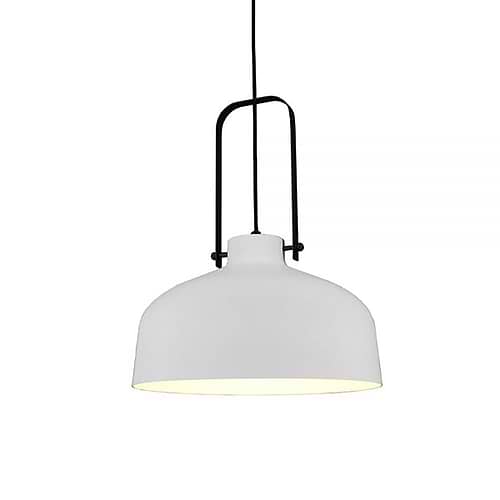 Hanglamp wit/zwart "Mendoza" D37