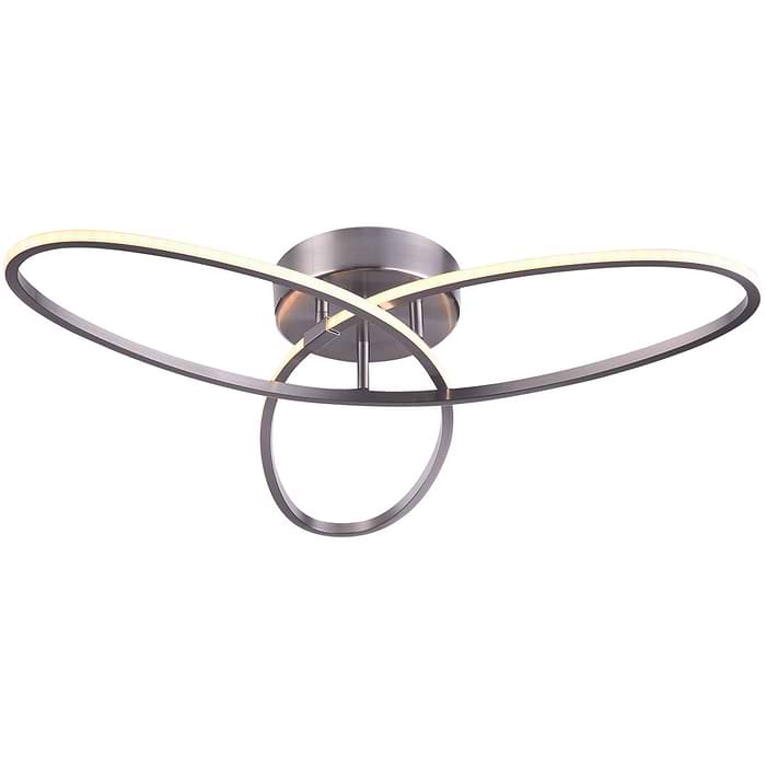 Plafondlamp 'Spike' 21W Staal FREELIGHT - PL 1390 S