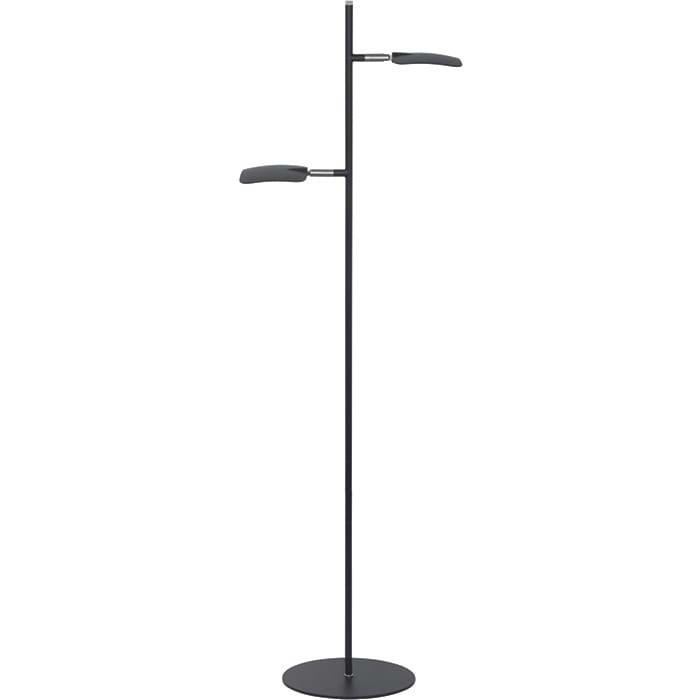 Vloerlamp 2-lichts 'Raggio' Zwart FREELIGHT - S 1512 Z