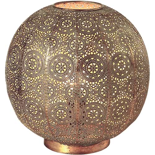 Tafellamp 'Motivo' Ø 34cm Antiek Goud-Wit FREELIGHT - T 1532 G