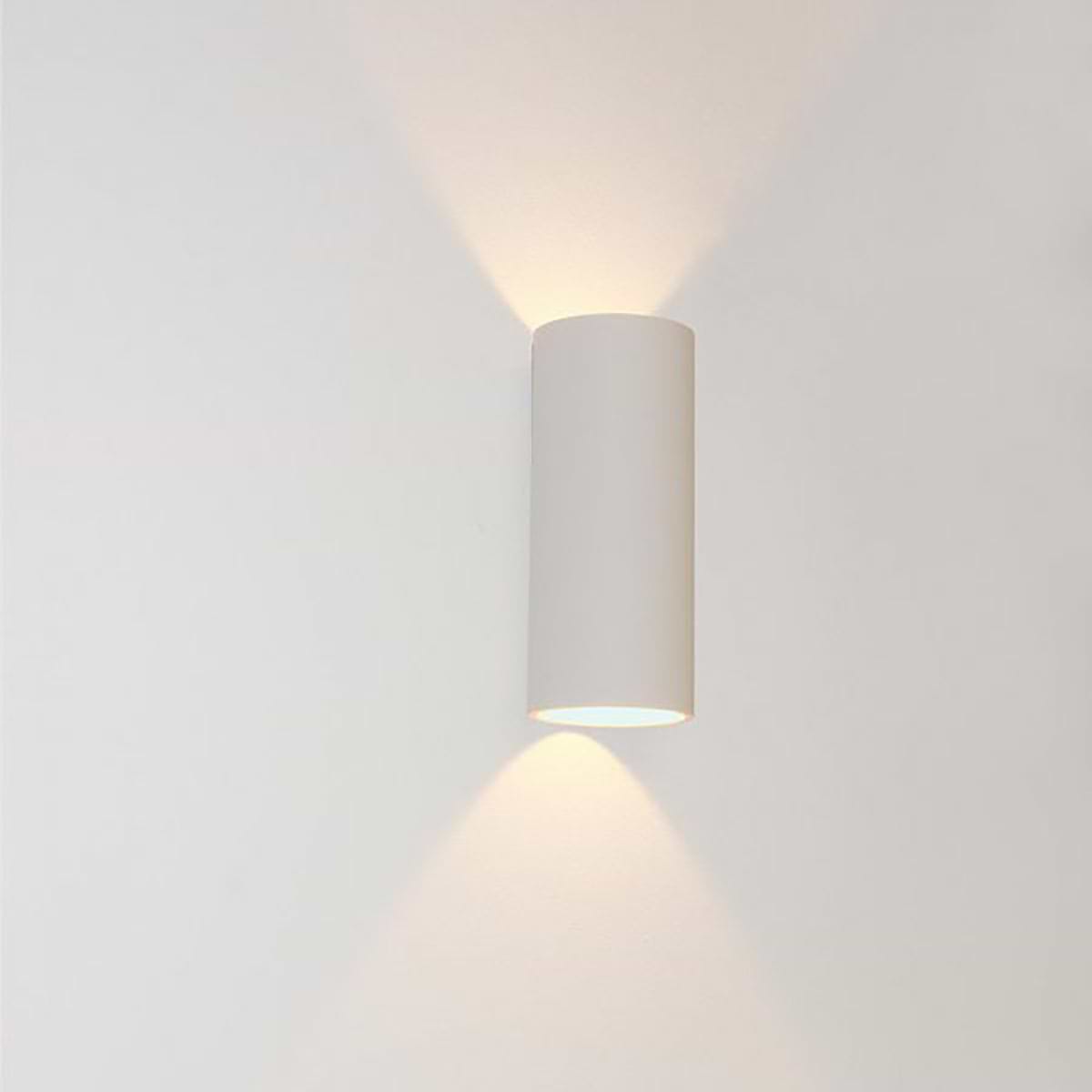 Wandlamp, badkamerlamp of buitenlamp, muurlamp, "Brody2" up/down cm hoog, LED 2x4W 2700K IP54, ART DELIGHT - WLBRODY2WI - Webo Verlichting