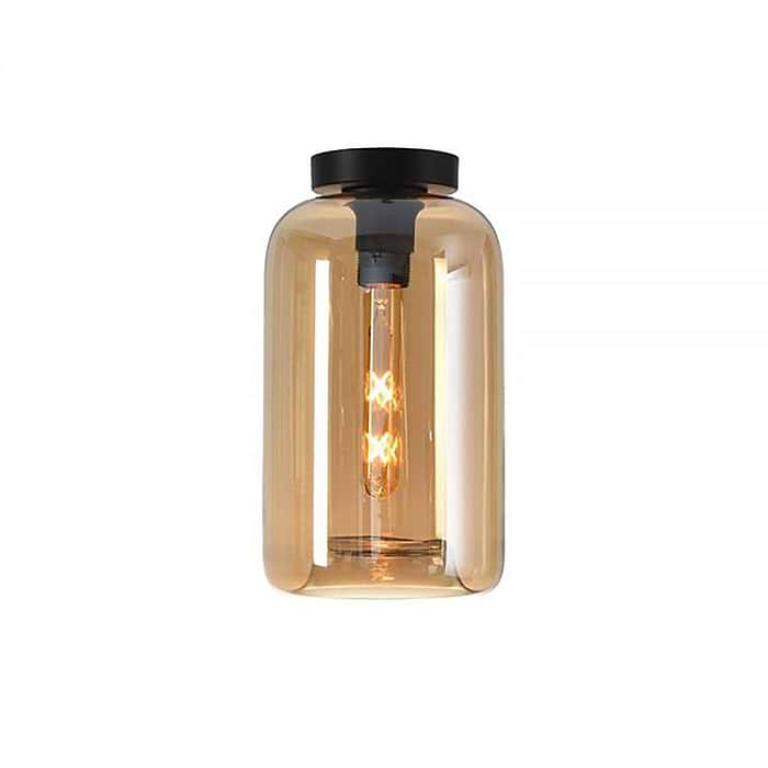 Plafondlamp amber 1-lichts "Botany" Ø17