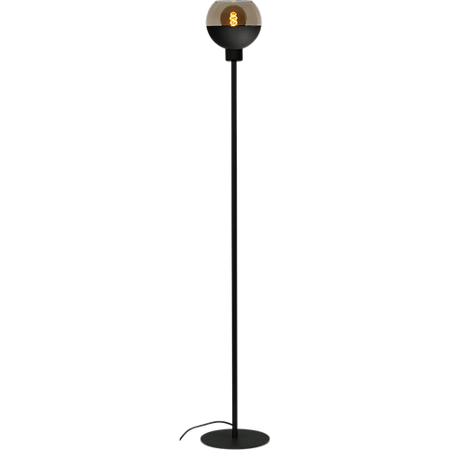 Vloerlamp Opaco 1-lichts zwart hoogte 152cm + glas smoke 62270-05-8 - MASTERLIGHT
