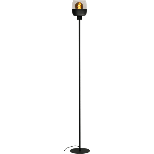 Vloerlamp Opaco 1-lichts zwart hoogte 170cm + glas smoke 62270-05-2 - MASTERLIGHT