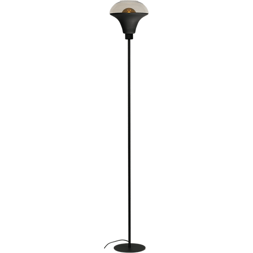 Vloerlamp Opaco 1-lichts zwart hoogte 172cm + glas smoke 62270-05-5 - MASTERLIGHT