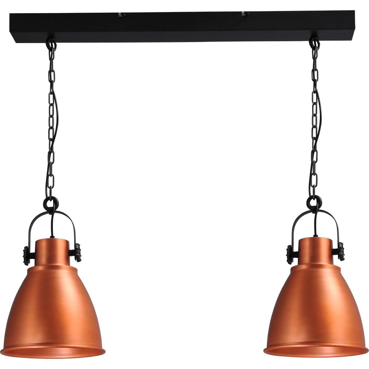 Industriële hanglamp Model 07 copper 2-lichts Ø27