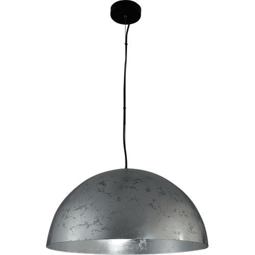 Hanglamp Larino Ø50cm bladzilveren buitenkant - bladzilveren binnenkant - stalen draad 150cm - MASTERLIGHT