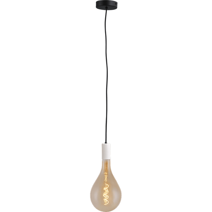 Hanglamp Tessi 1-lichts pendant mat wit