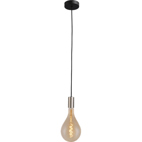 Hanglamp Tessi 1-lichts pendant nikkel E27