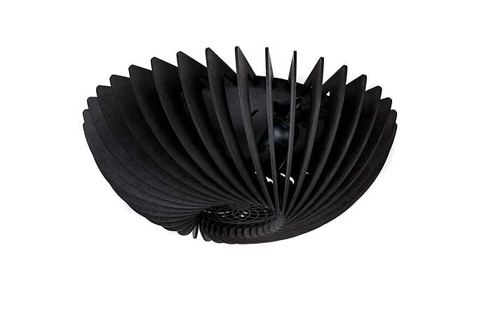 Houten plafondlamp-plafonnier van Blij Design
