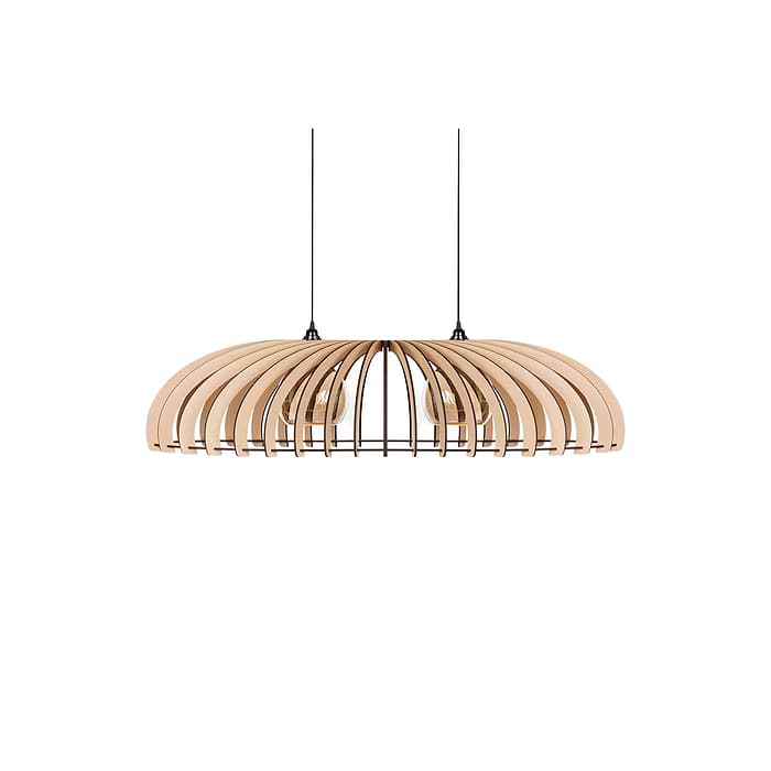 Houten hanglamp