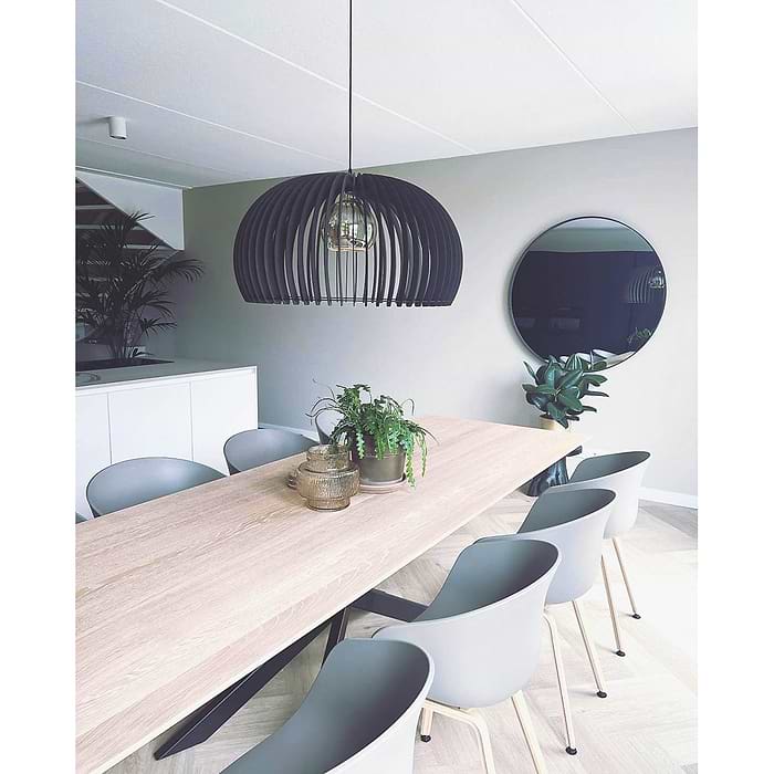 Houten hanglamp