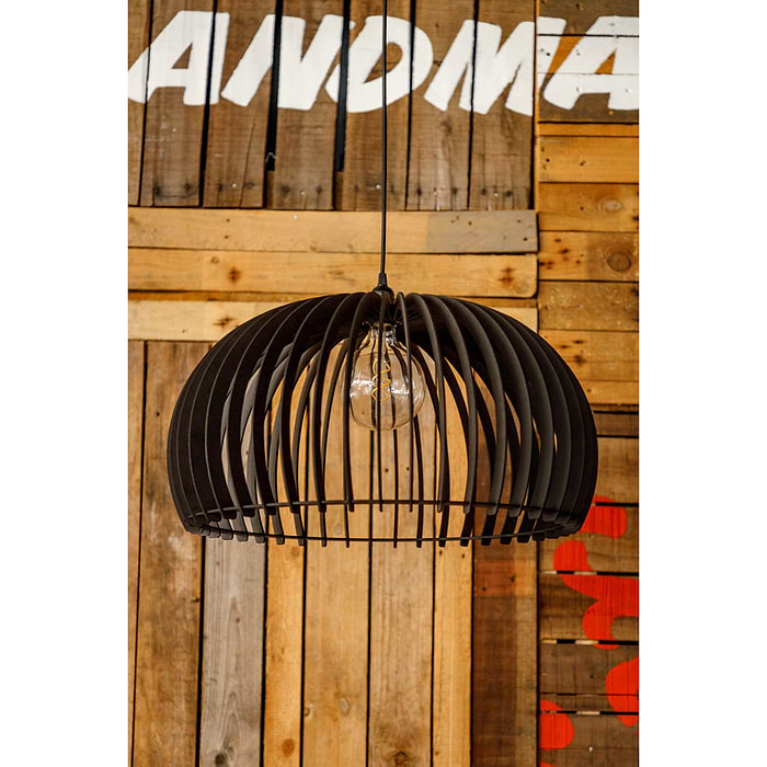 Houten hanglamp