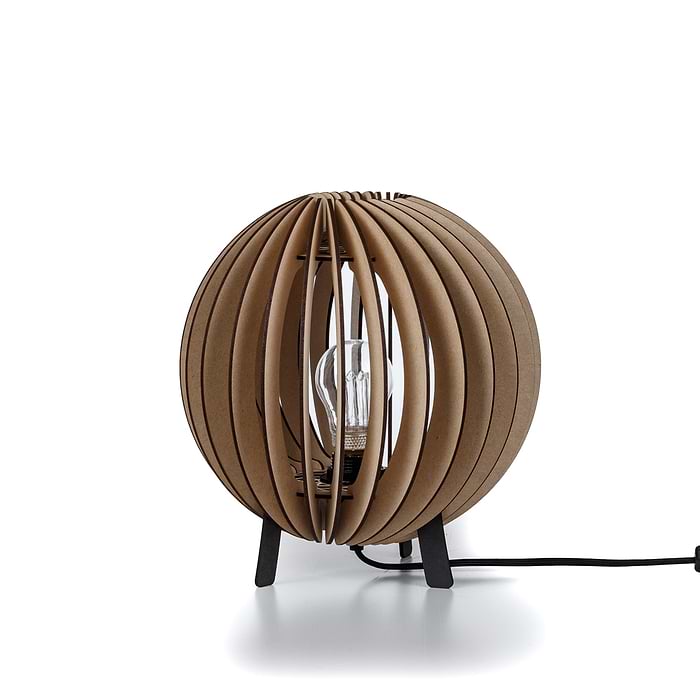 Houten tafellamp