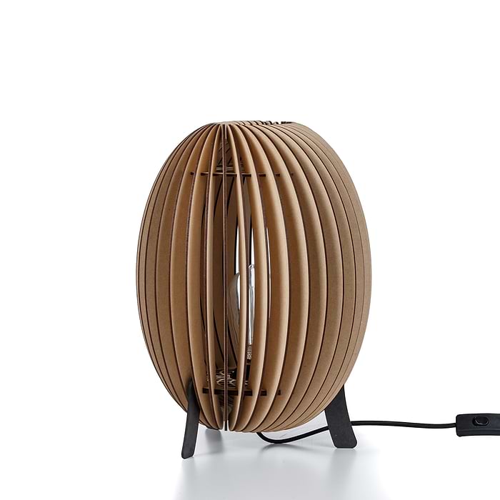 Houten tafellamp