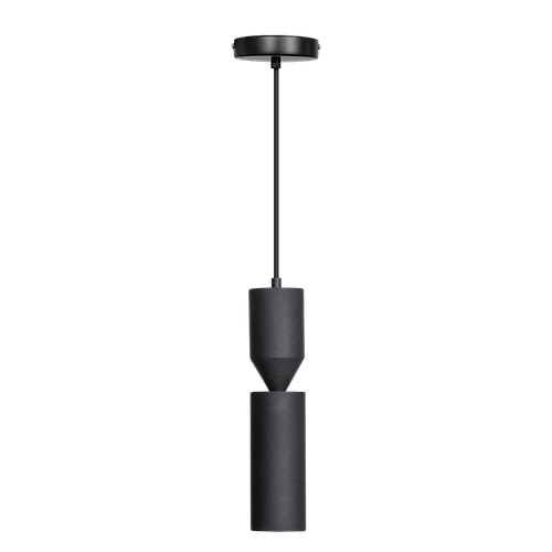 05-HL4222-30. Moderne zwarte strakke hanglamp