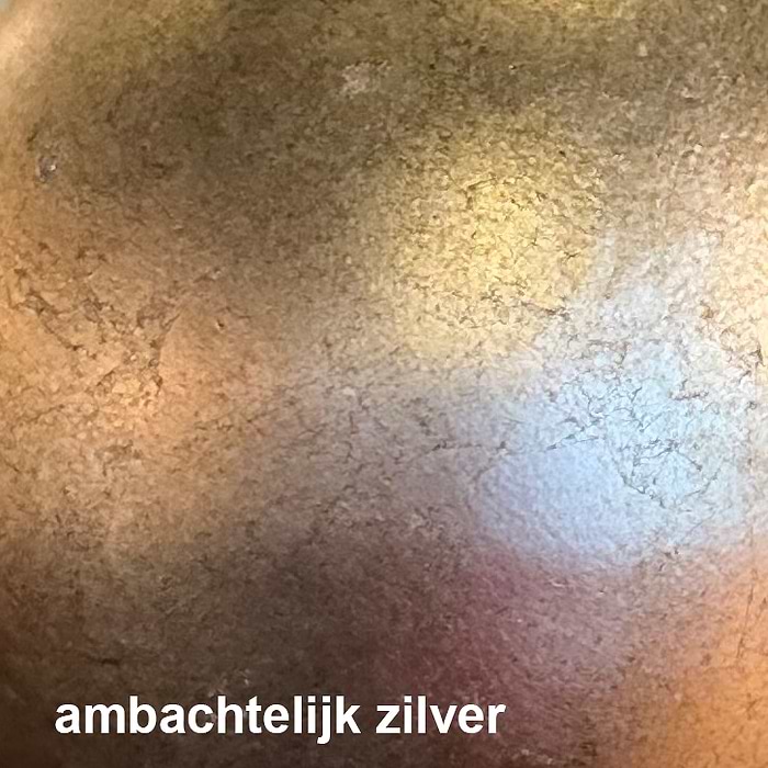 LARGE AMBACHTELIJK ZILVER