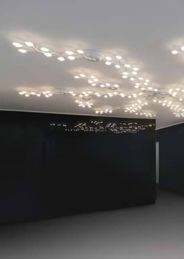 Plafondlampen, plafonniers, Projectverlichting Artimide. Verlichtingsarmaturen en lampen voor kantoren, schepen, winkels, horeca, musea, etc. Webo adviseert al meer dan 60 jaar architecten, bedrijven en instellingen bij de inrichting van zakelijke ruimtes.