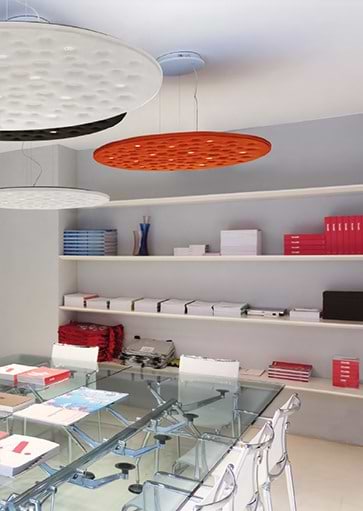 Akoestische Projectverlichting, akoestische lampen. voor bedrijven, kantoren, winkels, schepen, horeca gelegenheden, vergaderzalen, ontvangstruimtes, praktijkruimtes en meer. Moderne lampen, klassiek verlichting, design lampen, exclusieve verlichtingsarmaturen, basis verlichting.