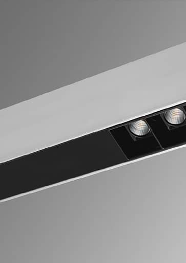 Artimide railverlichting. Projectverlichting voor bedrijven, kantoren, winkels, schepen, horeca, ontvangstruimtes, etc. Grote collectie projectverlichting bij Webo.