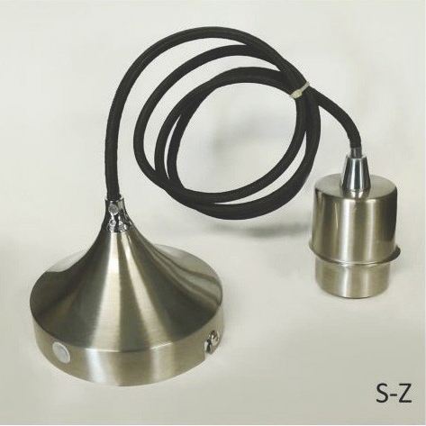 Kabelset hanglamp peer staal 1-lichts "Iron" 1