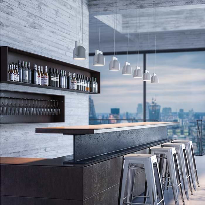 Projectverlichting. Verlichtingsarmaturen en lampen voor kantoren, schepen, winkels, horeca, musea, etc. Webo adviseert al meer dan 60 jaar architecten, bedrijven en instellingen bij de inrichting van zakelijke ruimtes.