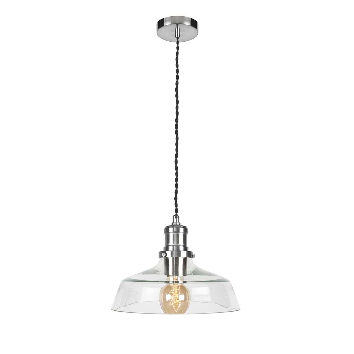 Hanglamp Swindon E27 + glas helder