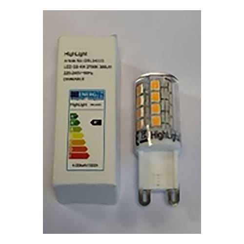 LED G9 4W 3-step dimbaar lamp. 4