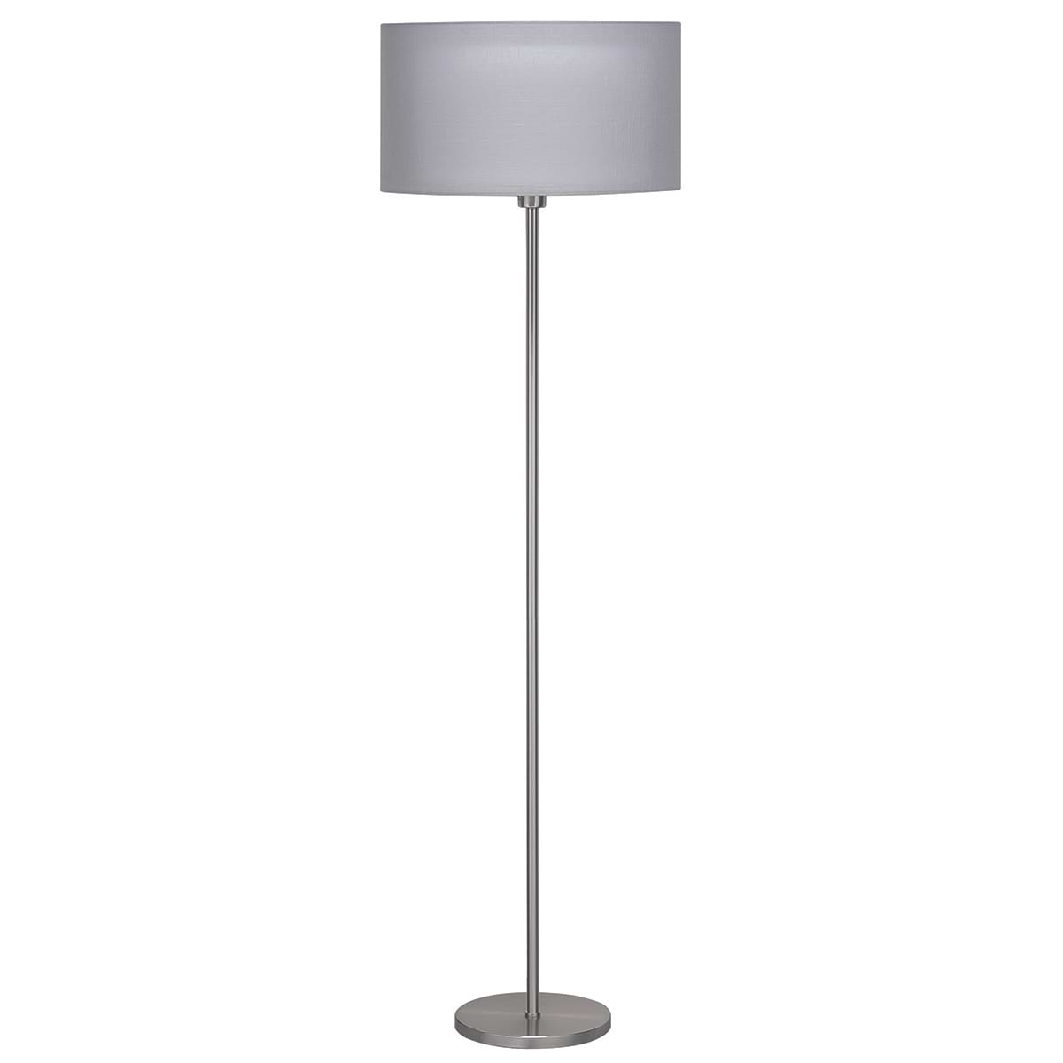 Vloerlamp Project E27 Nikkel - Mat met schakelaarop fitting