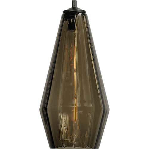 Glass Diamond Ø18x36cm smoke/fumé -  - MASTERLIGHT