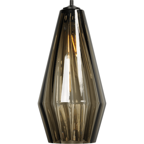 Glass Diamond Ø23x46cm smoke/fumé -  - MASTERLIGHT