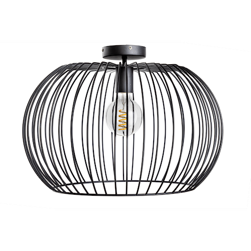 Plafondlamp Wire 2.0 - zwart - 1-lichts - Expo Trading Holland