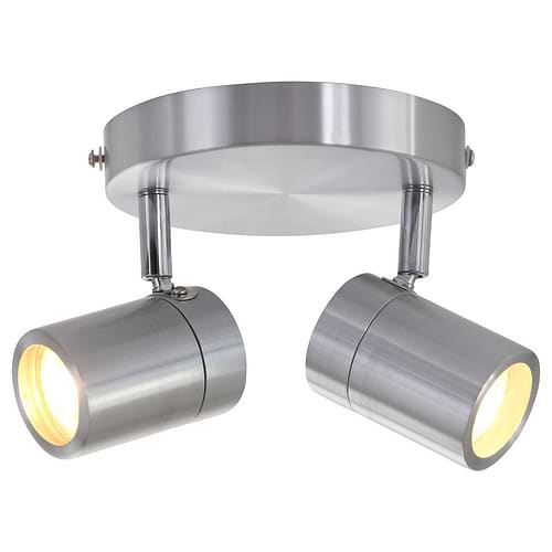 Badkamerspot - spot 2-lichts GU10 IP44 - Upground LED - Steinhauer