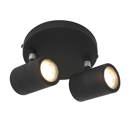 Badkamerspot - spot 2-lichts GU10 IP44 - Upground LED - Steinhauer