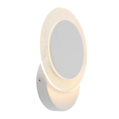 Wandlamp LED 8W 2700K dimbaar - wit - modern - Lido - Steinhauer